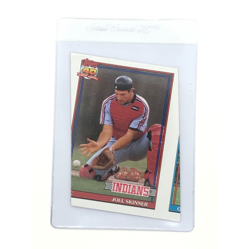Topps 40 Joel Skinner #783 MISCUT RARE